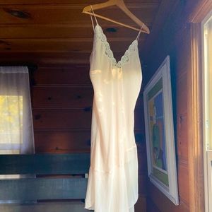 Linea Donatella sheer pink nightgown SZ Small